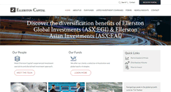 Desktop Screenshot of ellerstoncapital.com