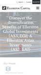 Mobile Screenshot of ellerstoncapital.com